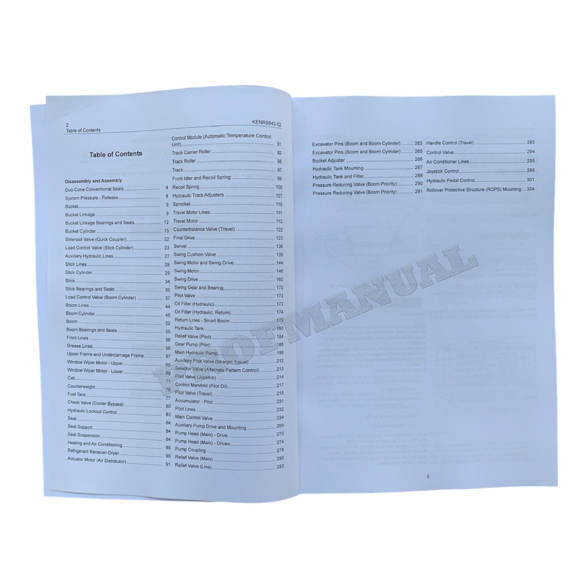 Caterpillar Cat 320E 323E EXCAVATOR Machine SYSTEM Disassembly Assembly Manual