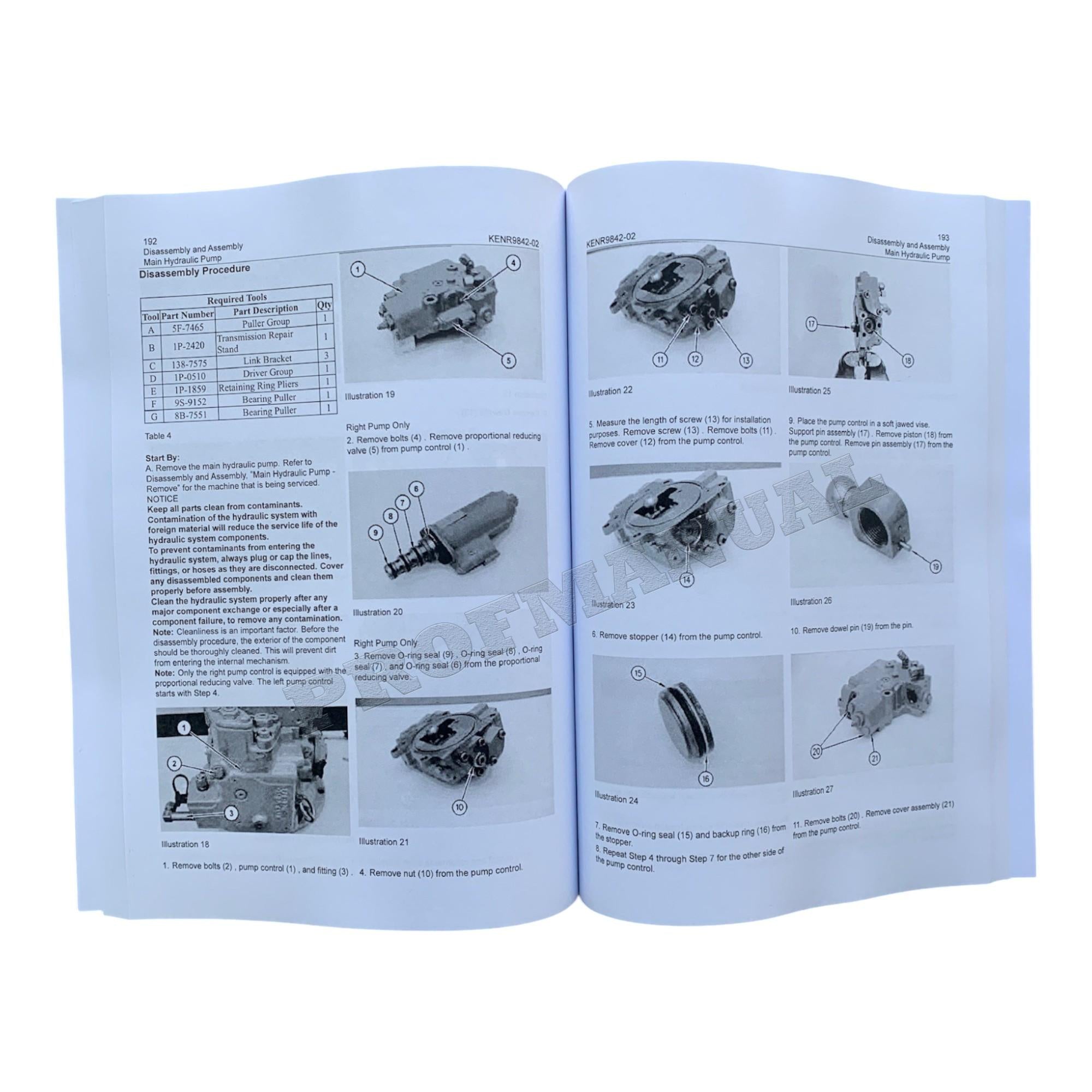 Caterpillar Cat 320E 323E EXCAVATOR Machine SYSTEM Disassembly Assembly Manual