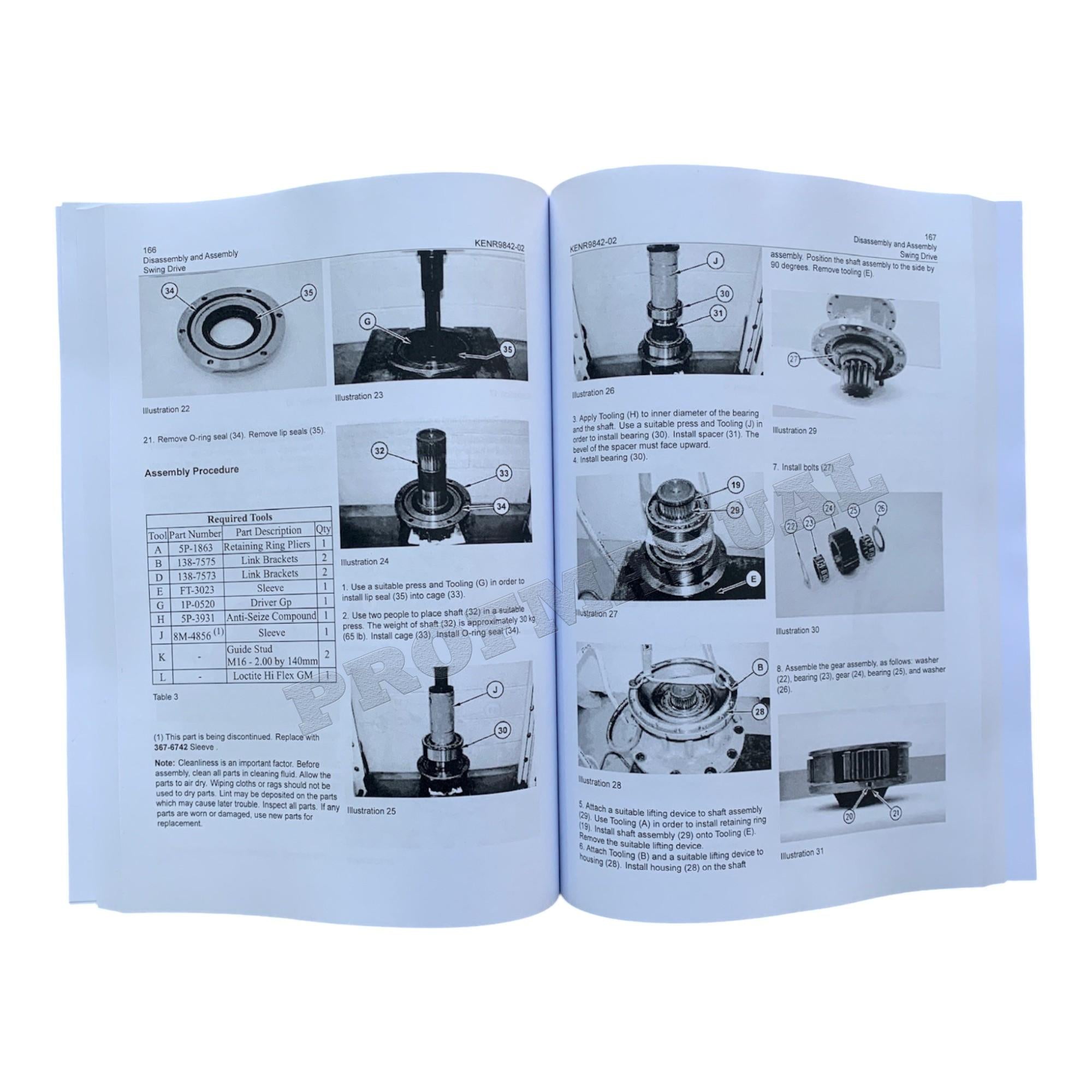 Caterpillar Cat 320E 323E EXCAVATOR Machine SYSTEM Disassembly Assembly Manual