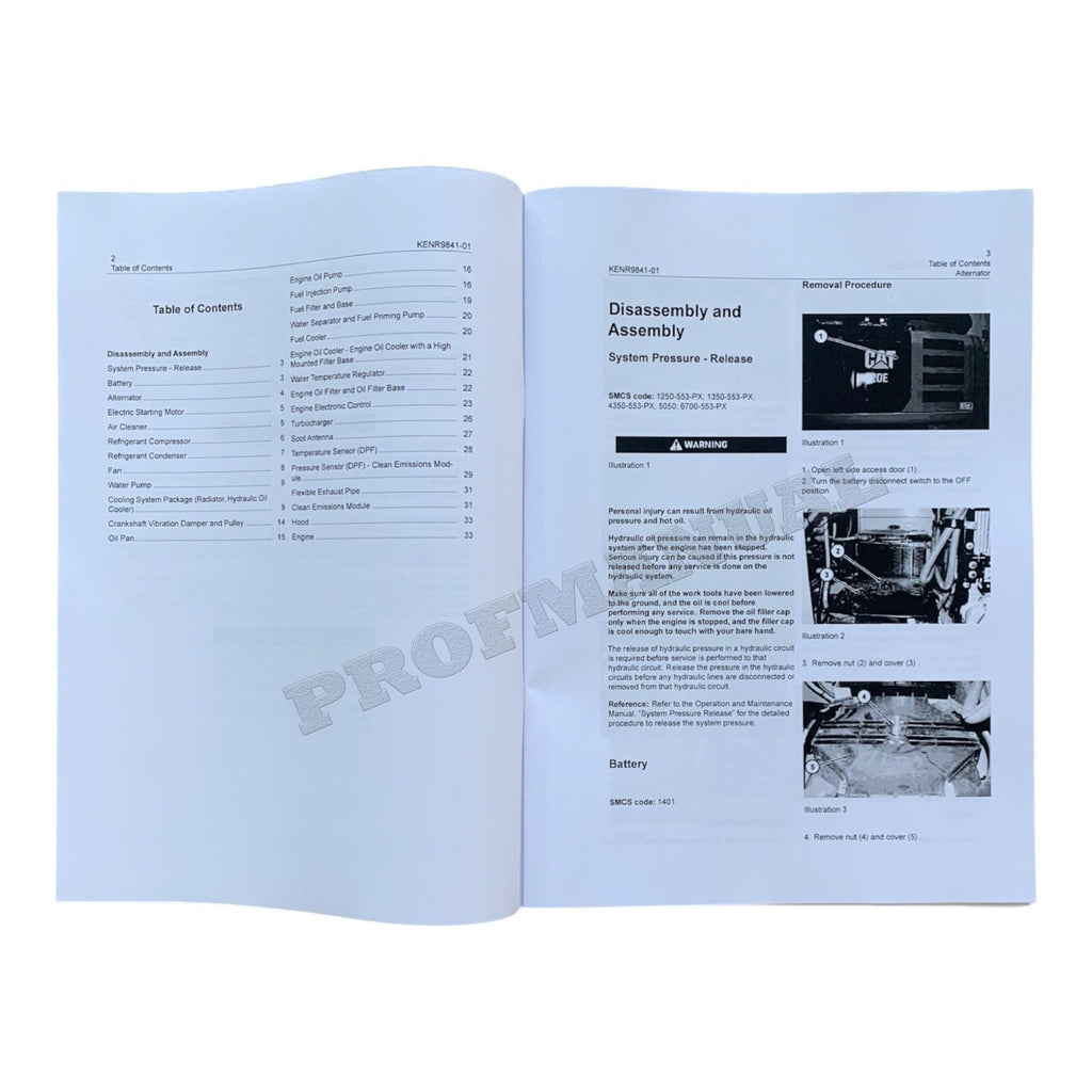 Caterpillar 320E 323E EXCAVATOR C6.6 Engine Supplement Disassembly Assem Manual