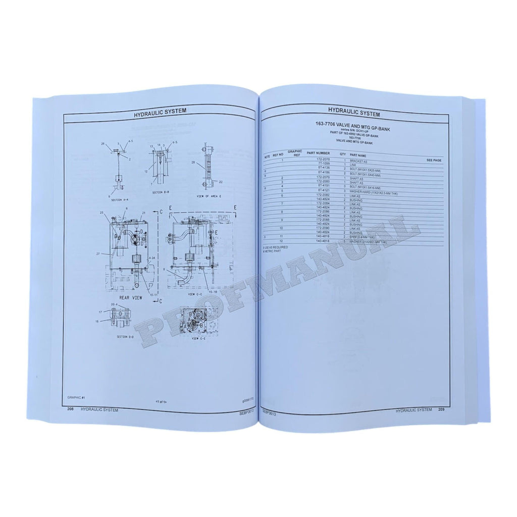 Caterpillar Cat 303.5 Mini Hydraulic Excavator Parts Catalog Manual SEBP3613