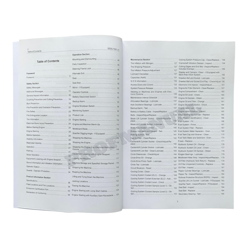 Manual de mantenimiento del operador de la motoniveladora Caterpillar 140M 150