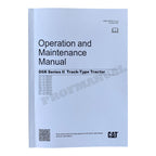 Manual de mantenimiento del operador del tractor de cadenas Caterpillar D6R Serie II SEBU7299