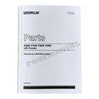 Catálogo de piezas de montacargas Caterpillar Cat V60E V70E V80E Manual HEBN2572