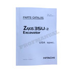 Hitachi ZAXIS 35U-2 excavator parts catalog manual EP1M8NA11