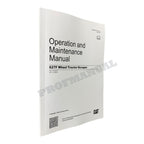 Manual de mantenimiento del operador de mototraílla Caterpillar 627F