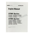 Hitachi YANMAR 3TNV88-IJ 4TNV 4TNV84 4TNV84T 4TNV84T-Z Engine Service manual