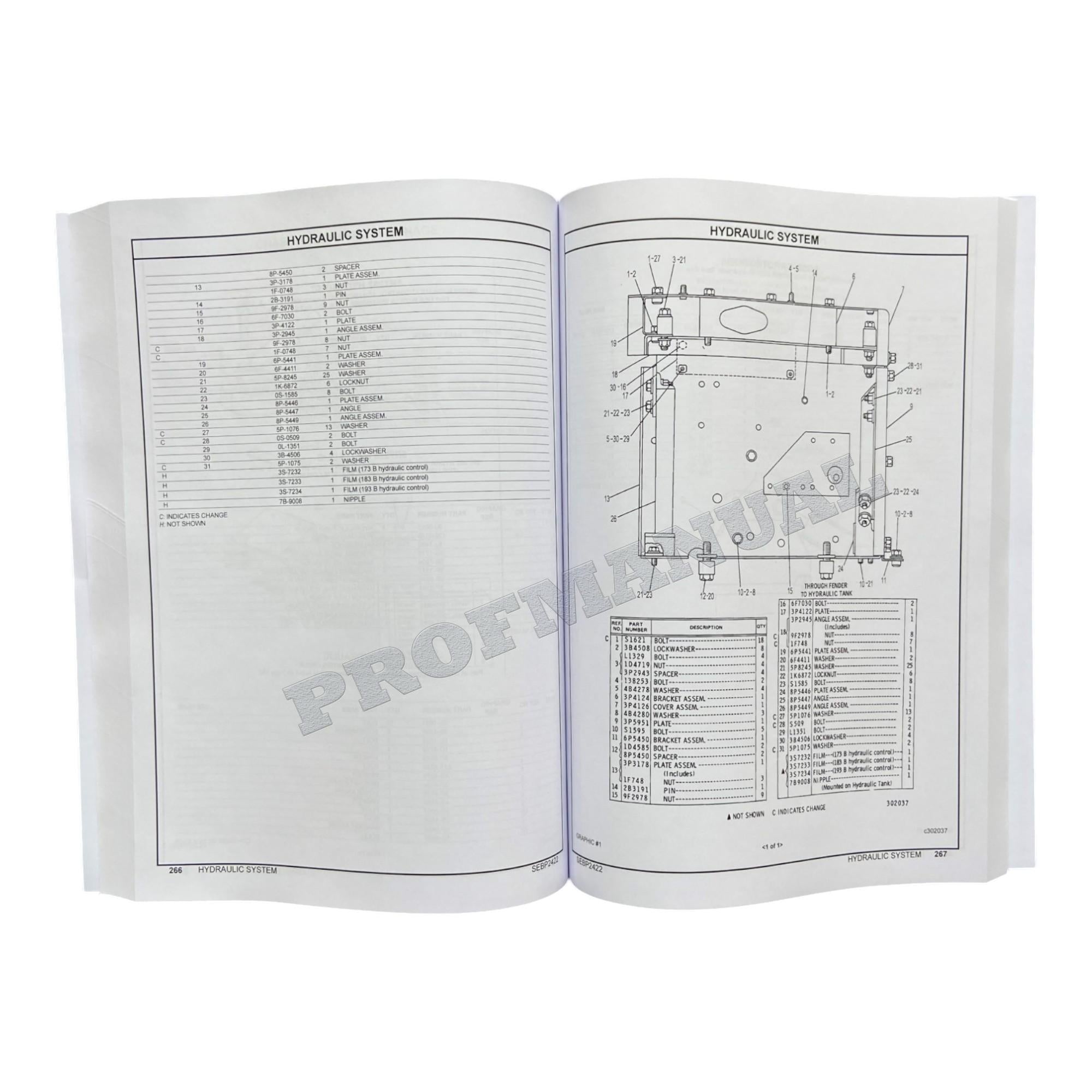 Caterpillar Cat D7G Tractor Military Parts Catalog Manual ser 3ZD1-Up