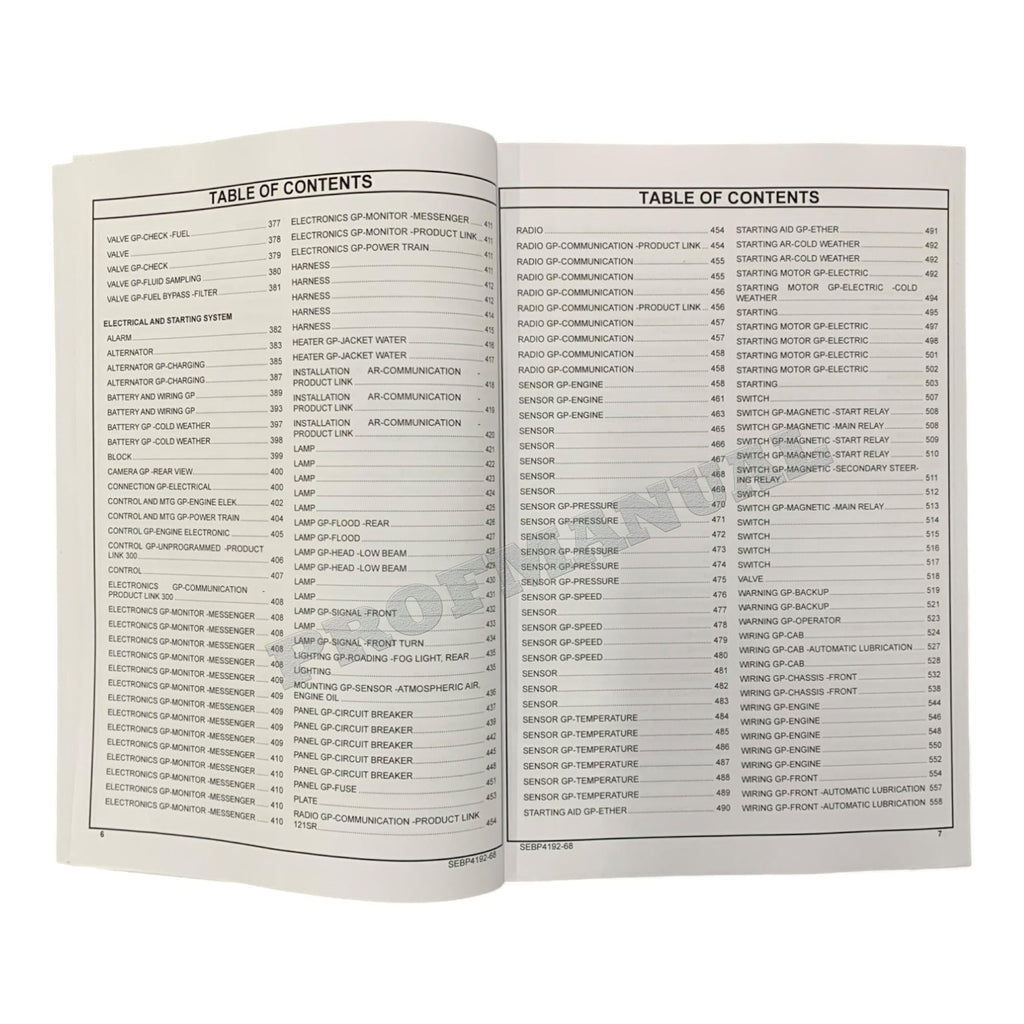 Caterpillar Cat 740 Ejector Articulated Truck Parts Catalog Manual