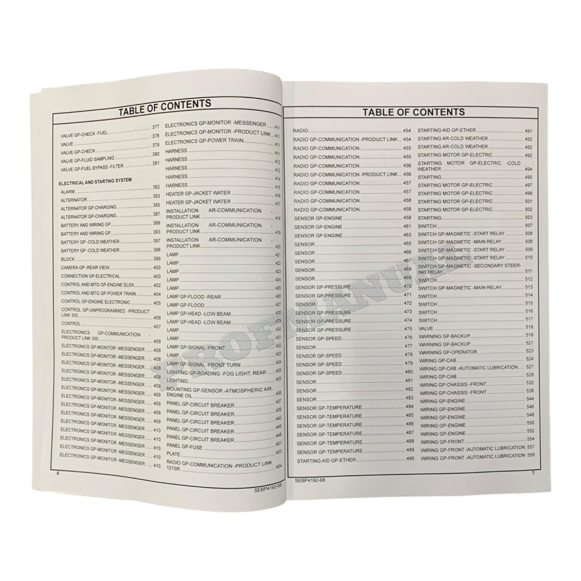 Caterpillar Cat 740 Ejector Articulated Truck Parts Catalog Manual