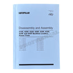 Manual de desmontaje y montaje del tren de potencia de la cargadora Caterpillar 416F, 420F, 422F y 428F