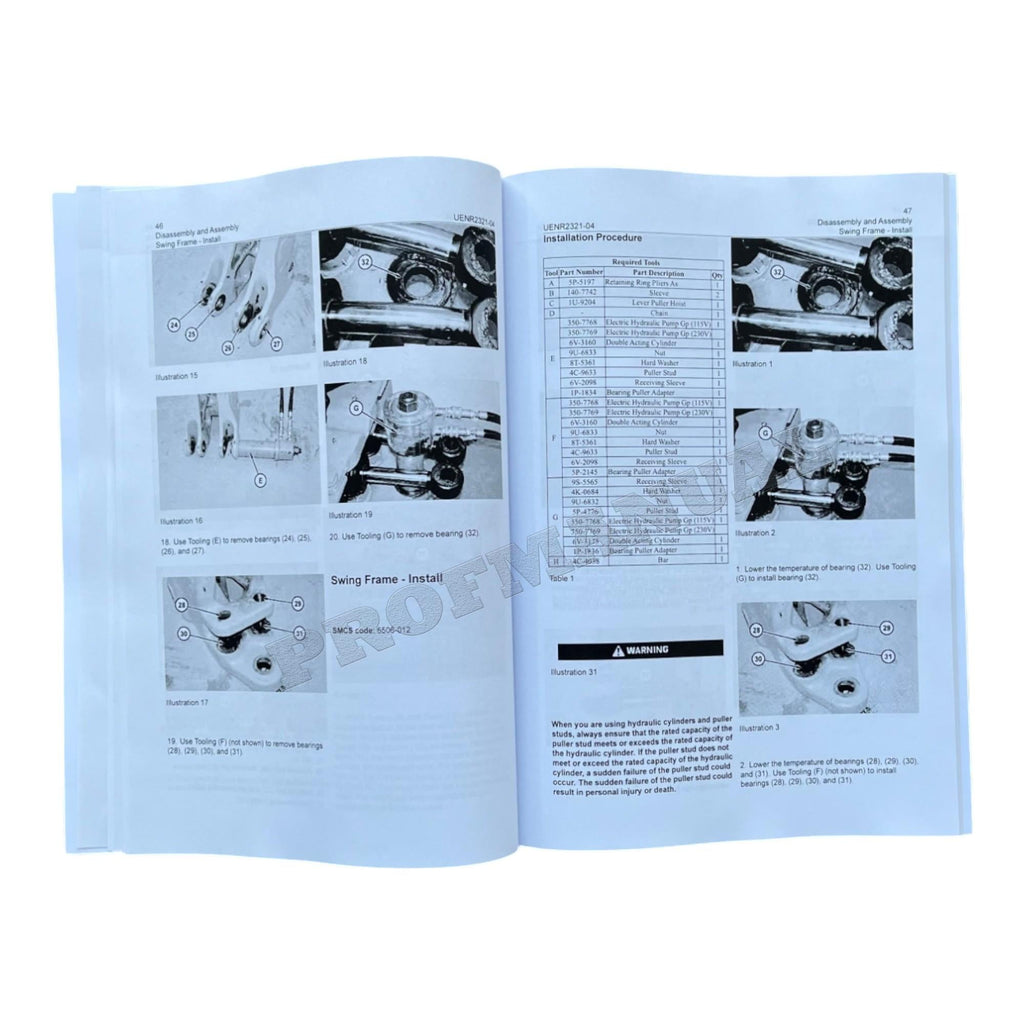 Caterpillar CAT 416F 420F 430F Backhoe Loader Manual Disassembly Assembly