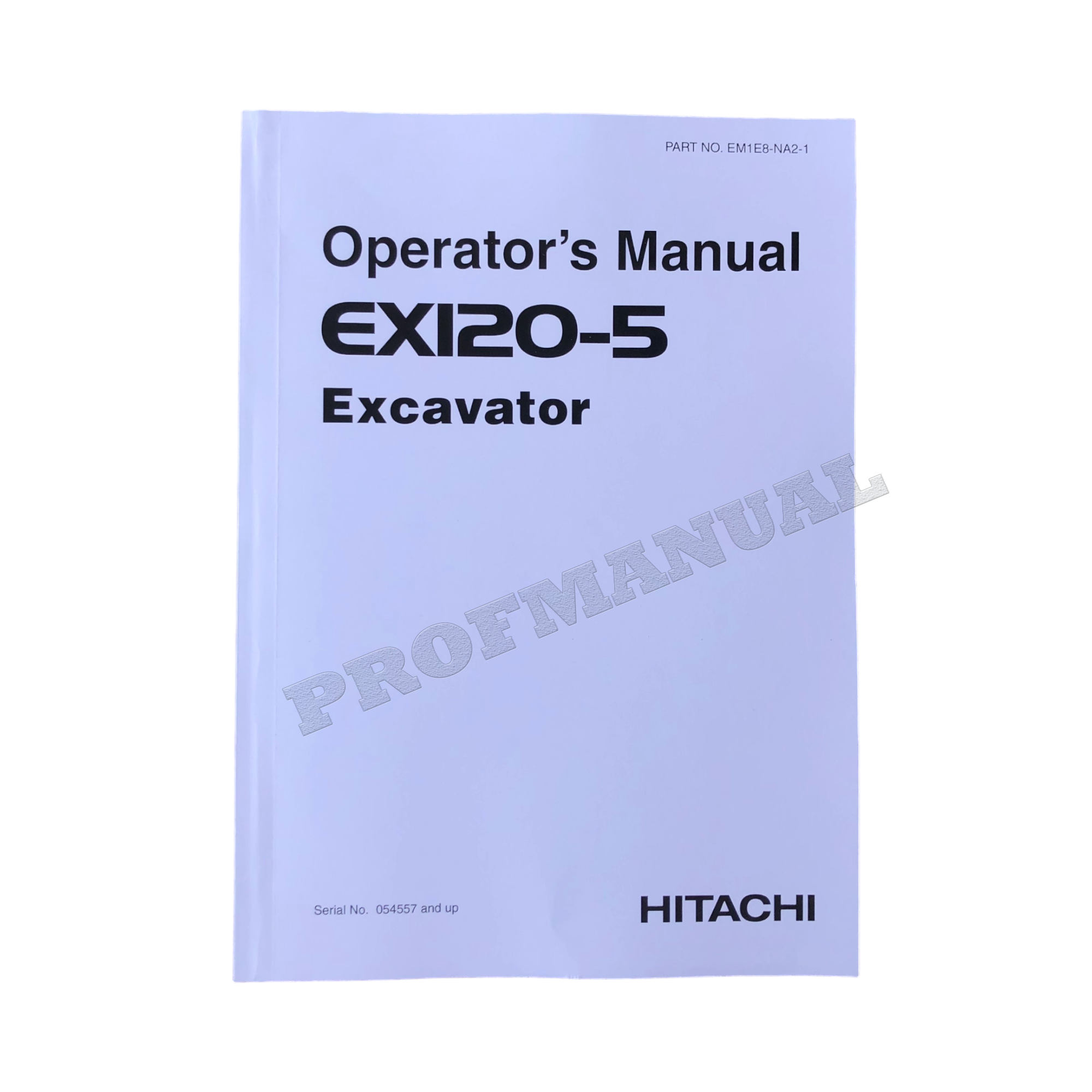 HITACHI EX120-5 EXCAVATOR OPERATORS MANUAL