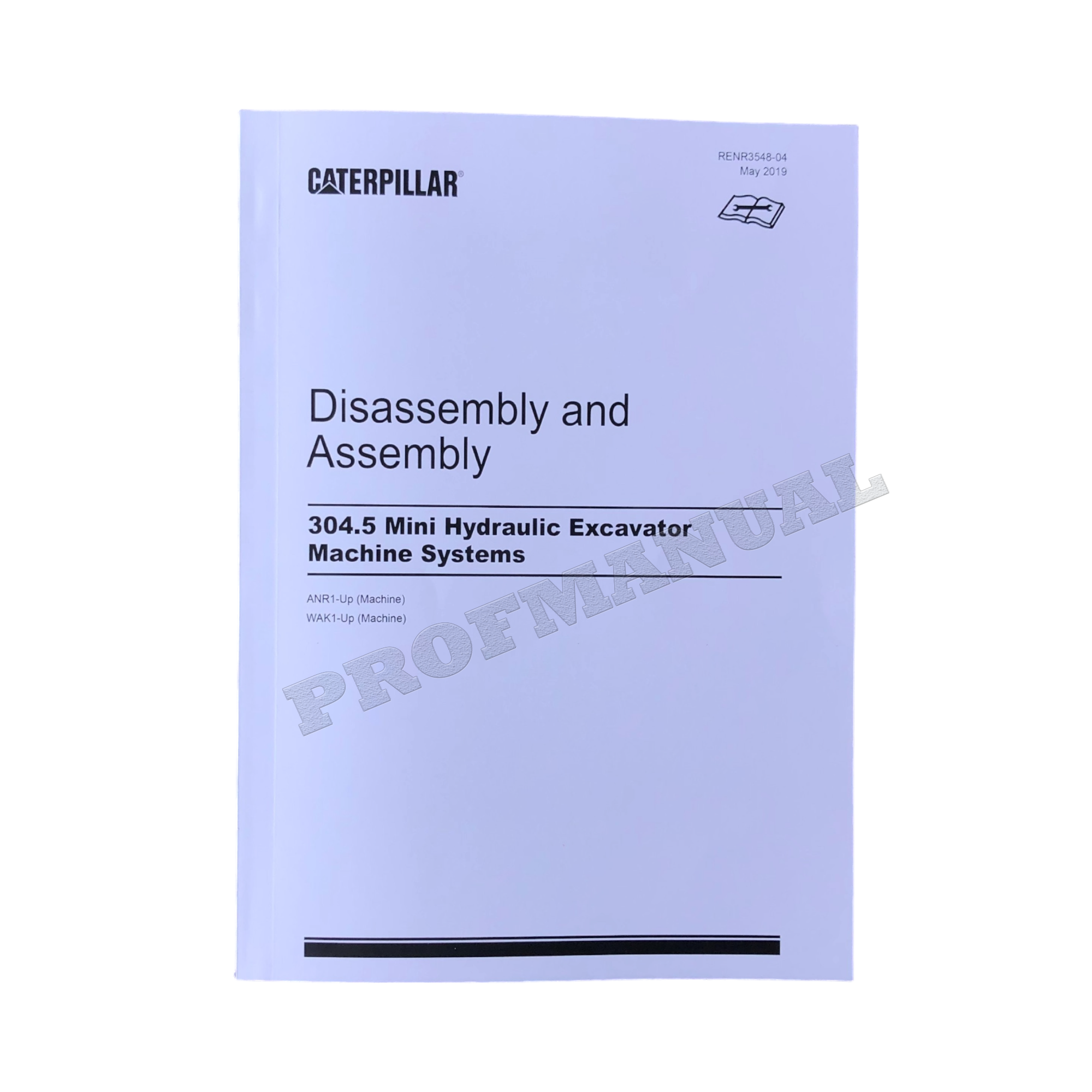 Manual de servicio de la excavadora Caterpillar 304.5 Desmontaje y montaje RENR3548-04