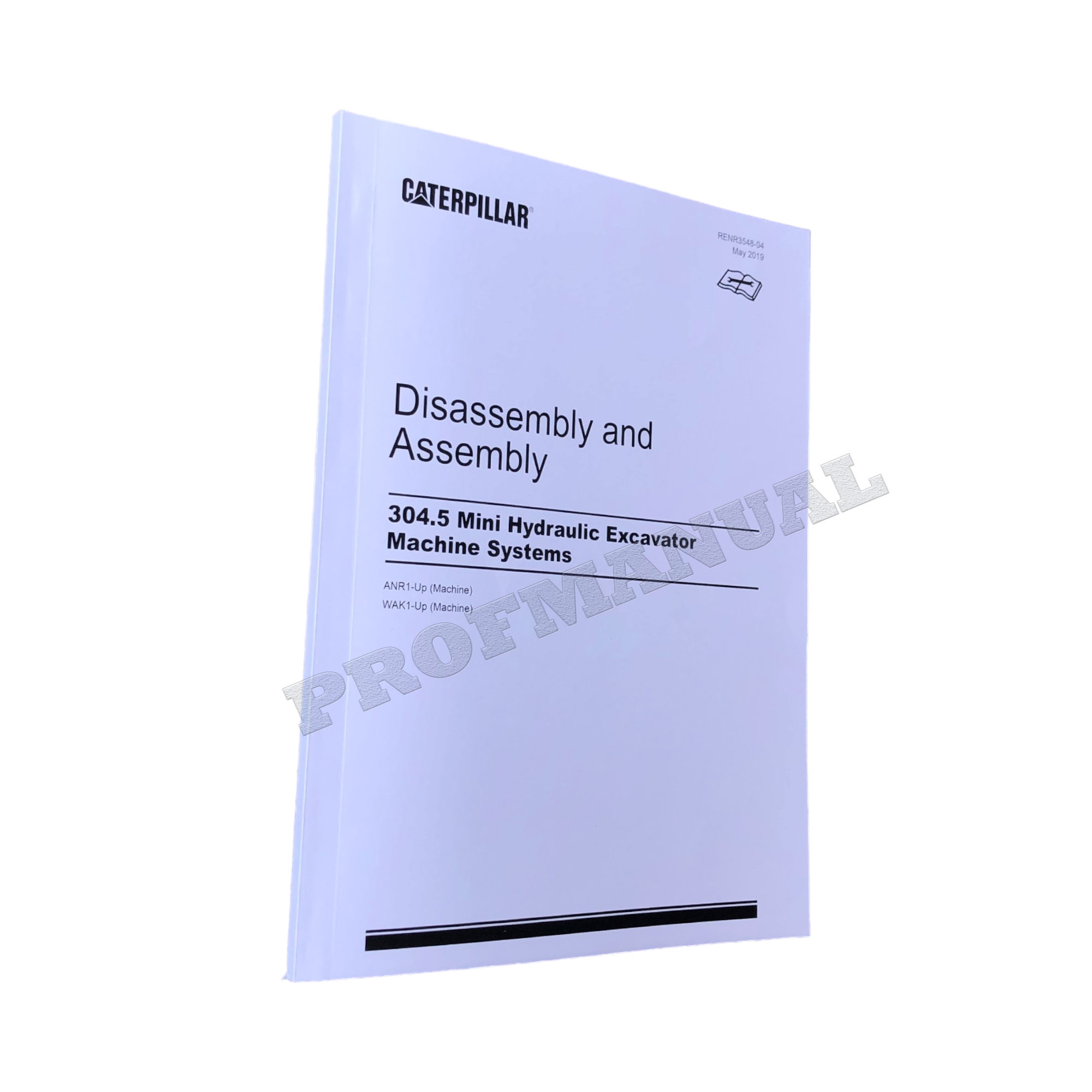 Manual de servicio de la excavadora Caterpillar 304.5 Desmontaje y montaje RENR3548-04