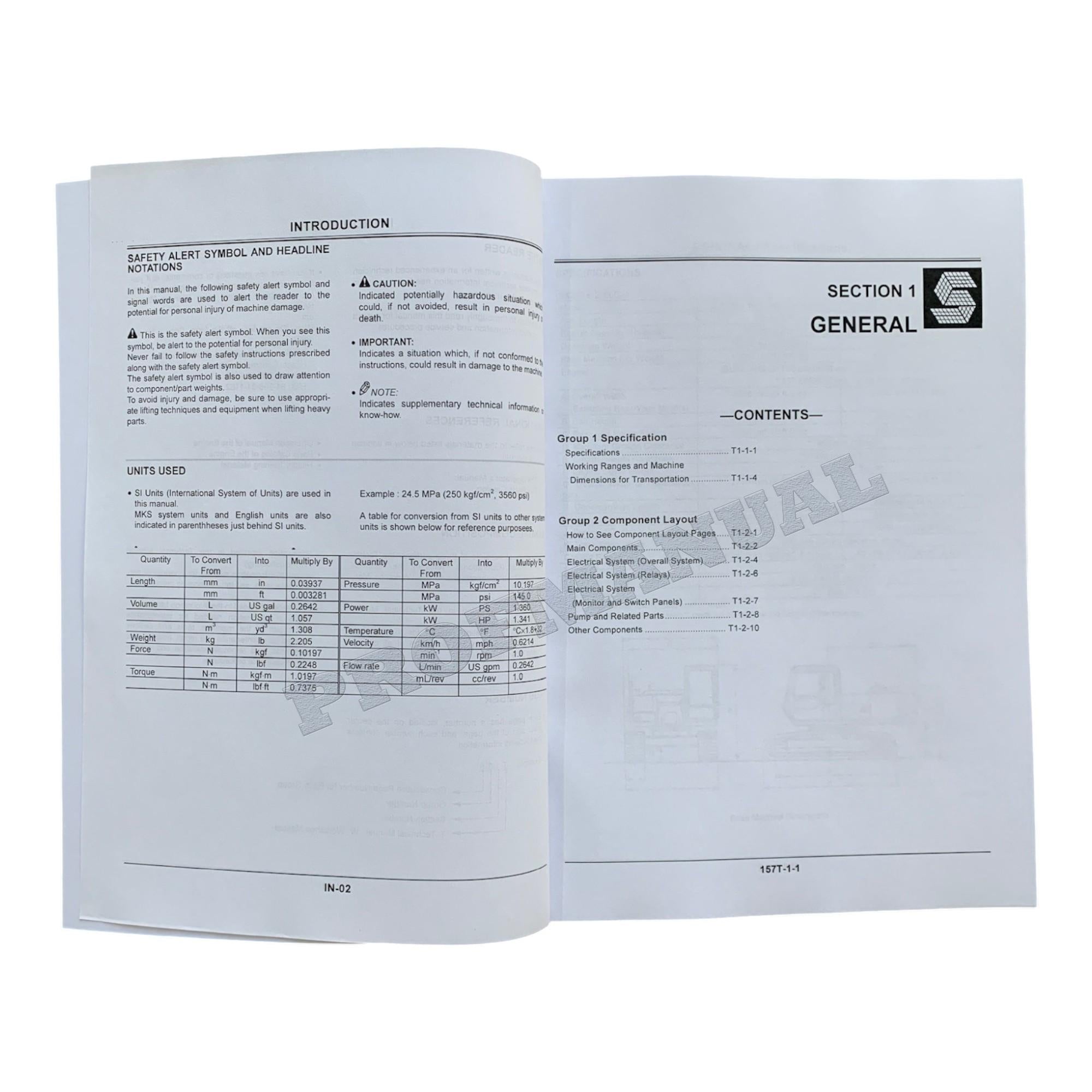 HITACHI EX200-5 EX200LC-5 EX220-5 EXCAVATOR Service manual Operational Principle