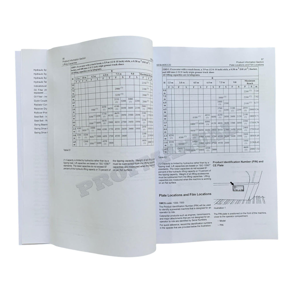Caterpillar 320D Excavator Operators Maintenance Manual SEBU8053
