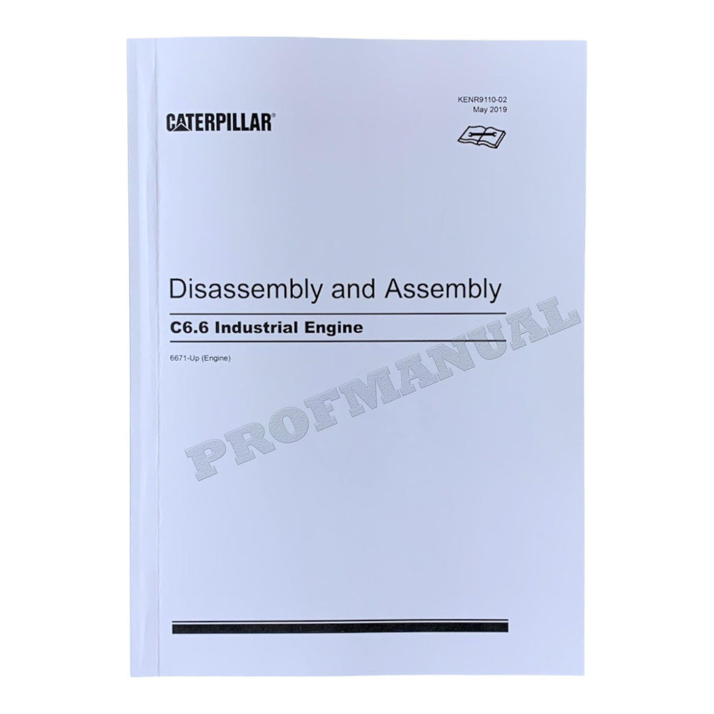 Caterpillar C6.6 Industrial Engine Full Service Manual *Send serial number
