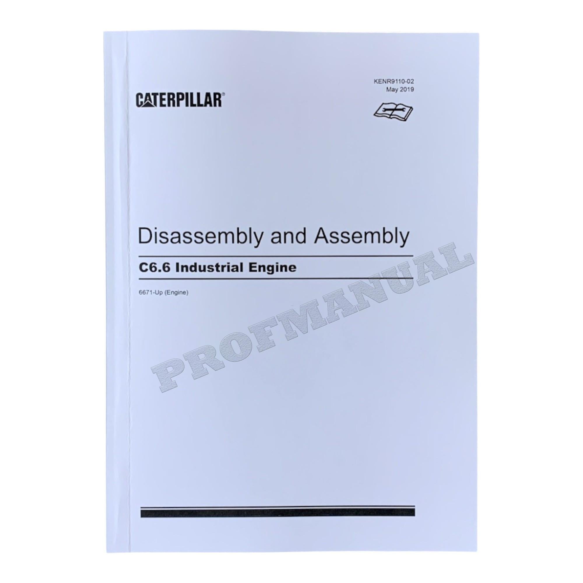 Caterpillar C6.6 Industrial Engine Full Service Manual *Send serial number