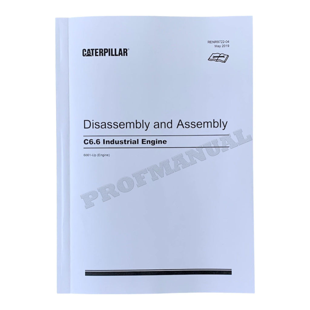 Caterpillar C6.6 Industrial Engine Full Service Manual *Send serial number