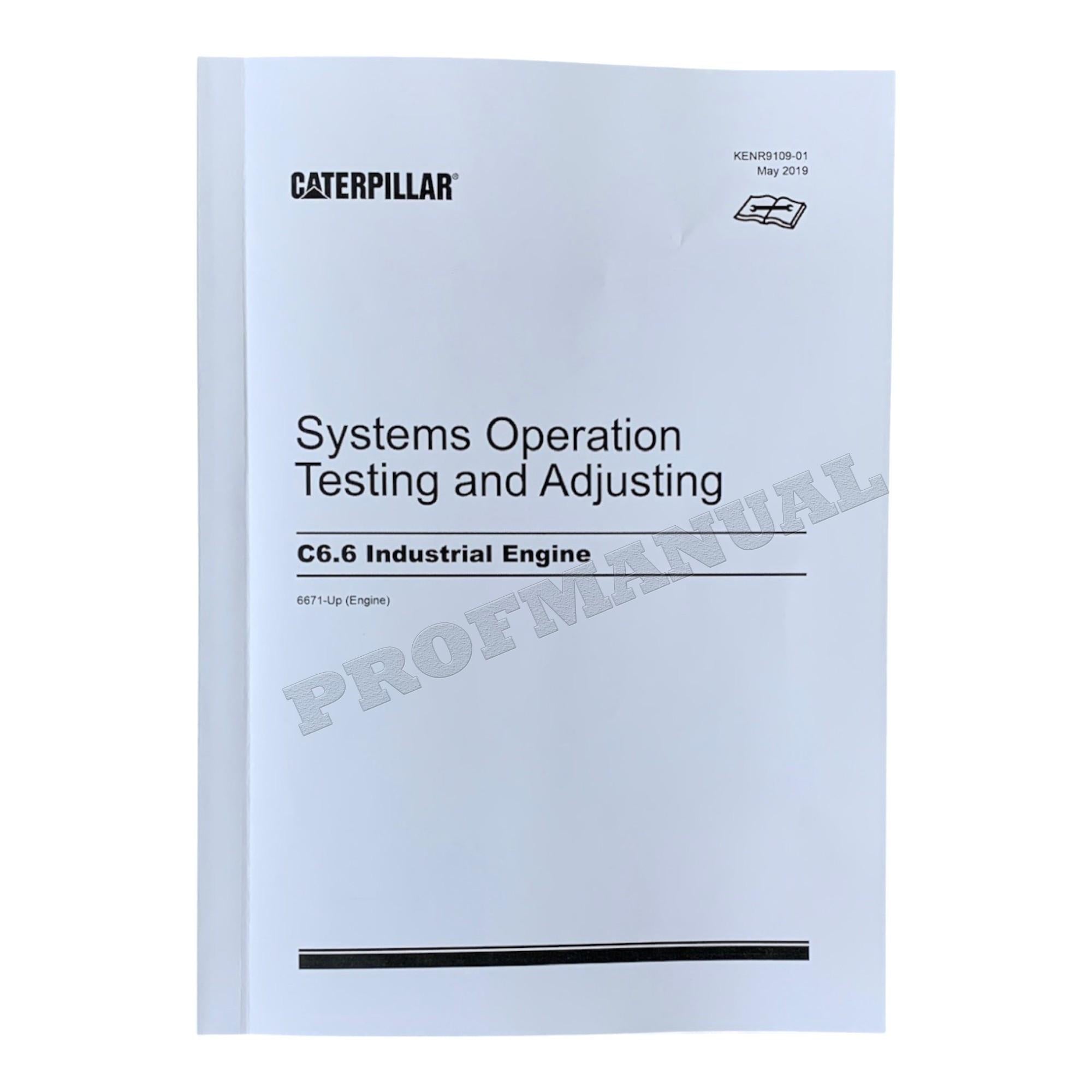 Caterpillar C6.6 Industrial Engine Full Service Manual *Send serial number
