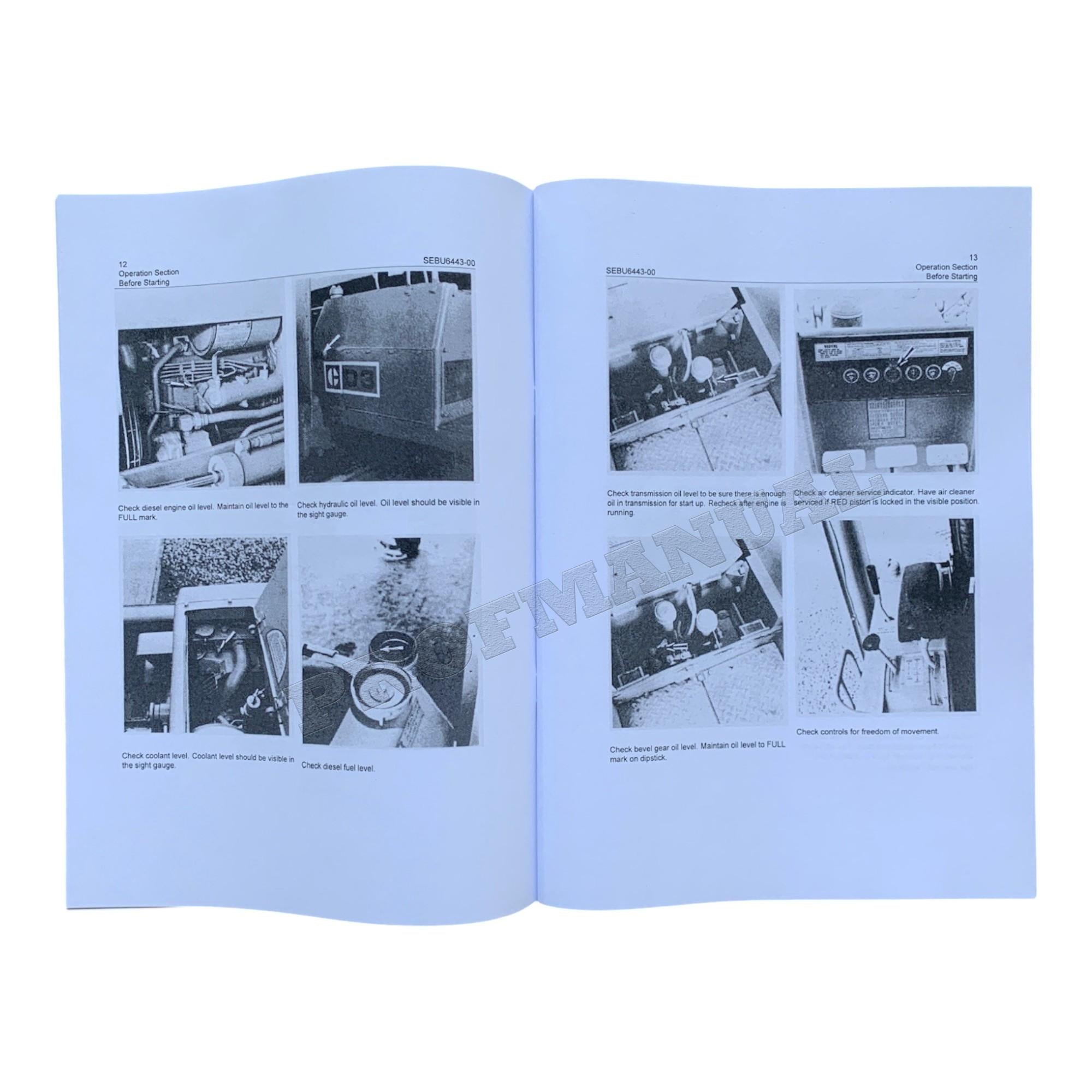 Caterpillar D3 Track Type Tractor Operators Maintenance Manual