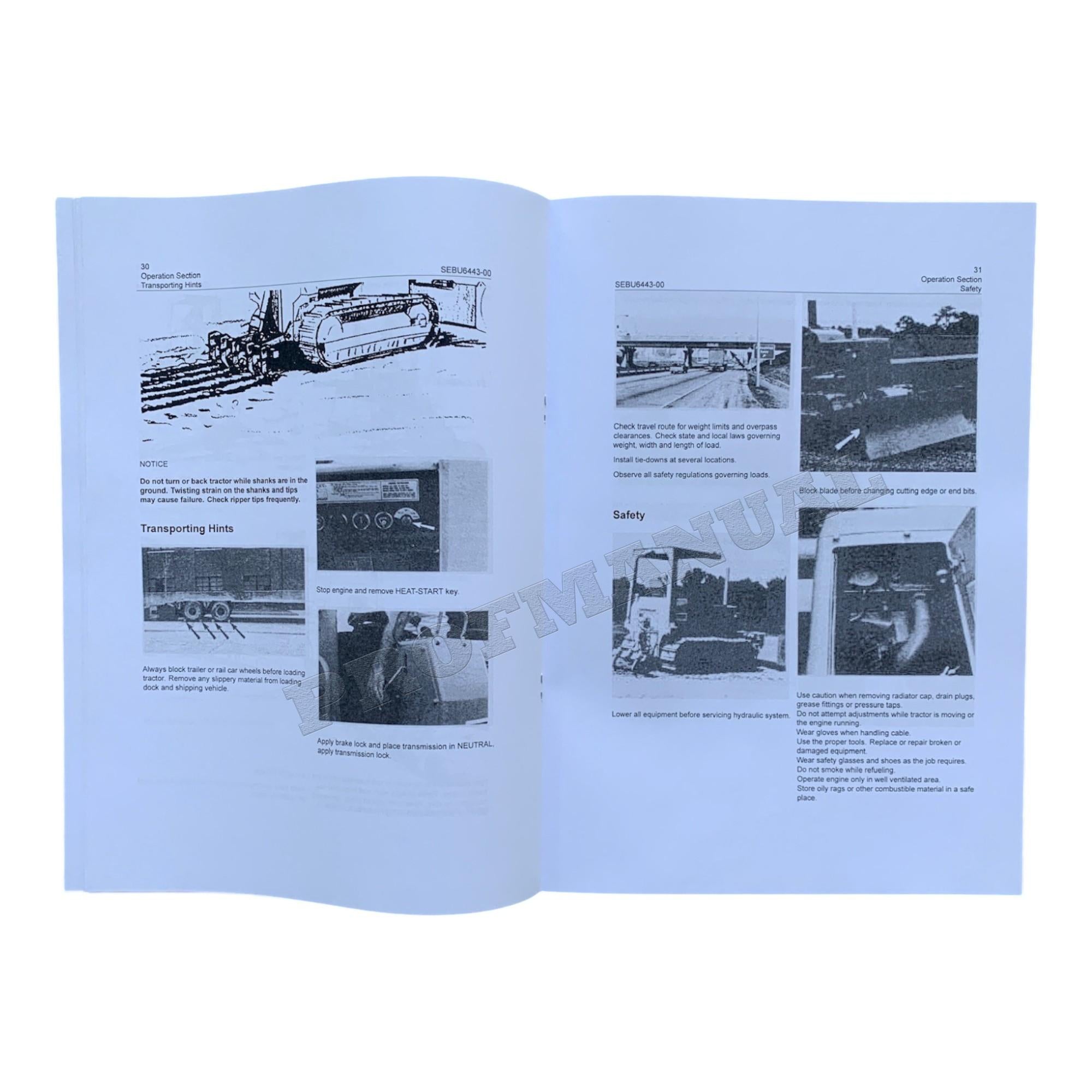 Caterpillar D3 Track Type Tractor Operators Maintenance Manual