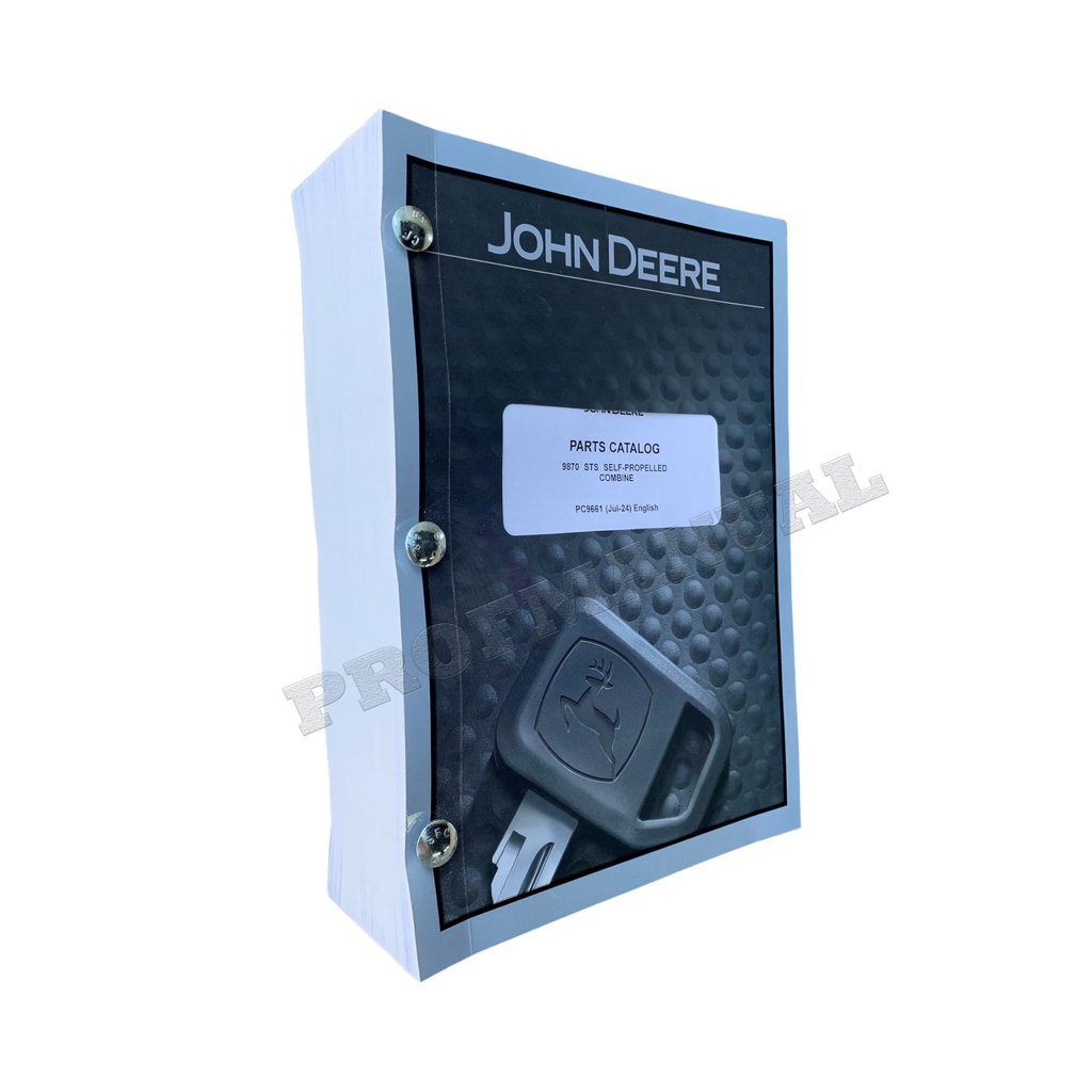CATÁLOGO DE PIEZAS DE LA COSECHADORA JOHN DEERE 9870 STS MANUAL + ¡BONIFICACIÓN!
