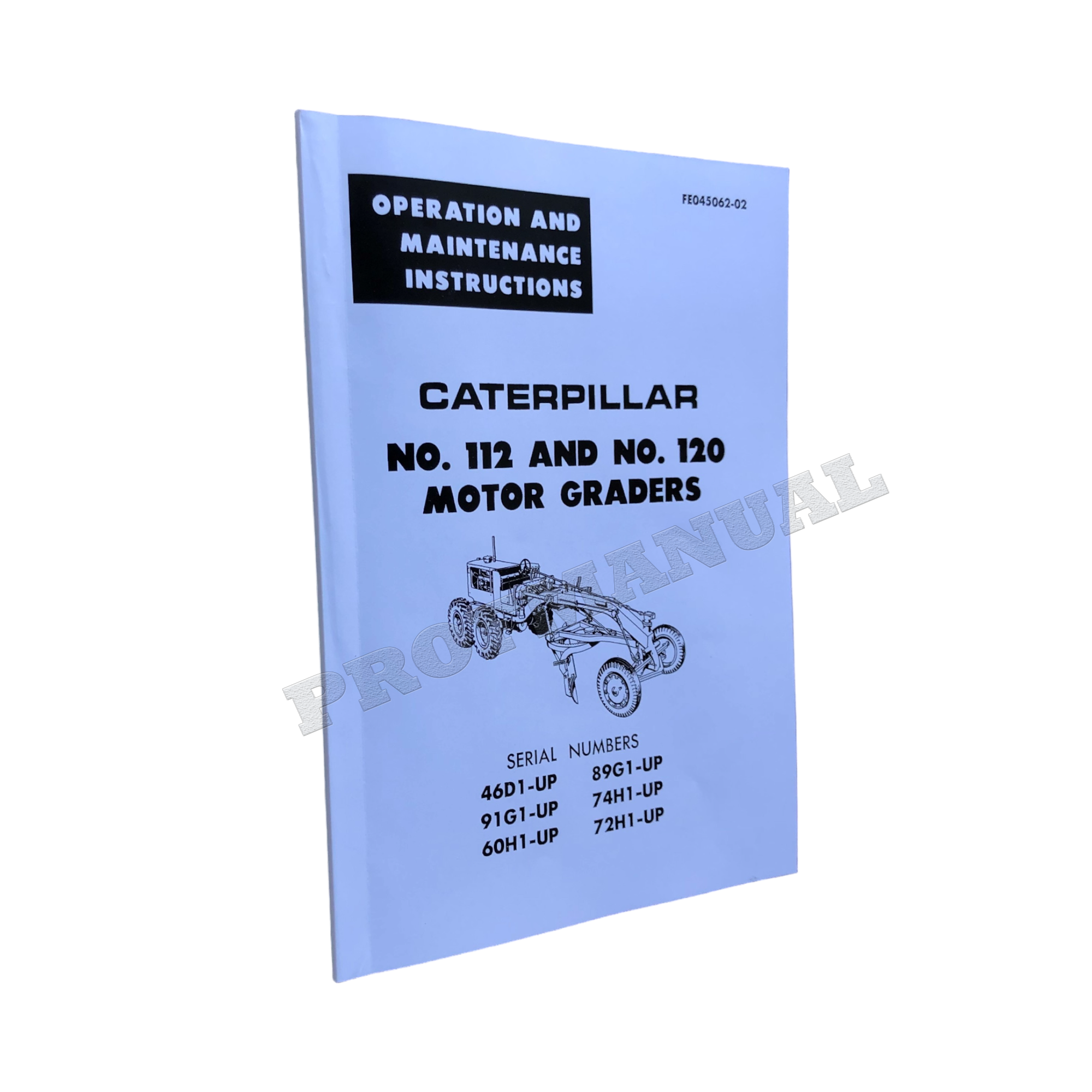 Manual de mantenimiento del operador de la motoniveladora Caterpillar 112 120