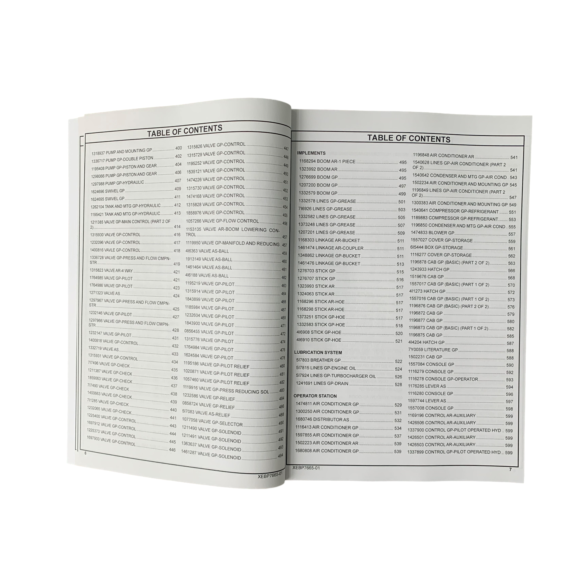 Caterpillar Cat 312B 312B L Track Type Excavator Parts Catalog Manual