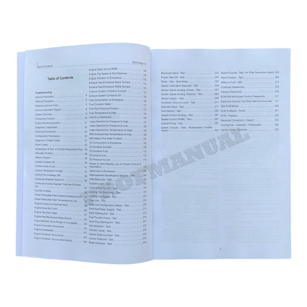 Caterpillar C6.6 C4.4 Engine Operation Testing Adjusting FULL Service Manual *Send Serial#