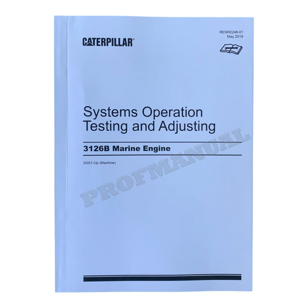 Manual de servicio completo del motor marino Caterpillar 3126B 16 libros *Enviar número de serie