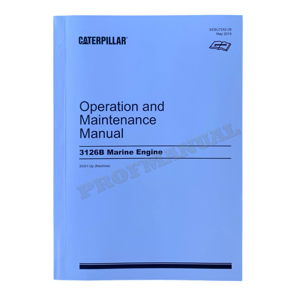 Manual de servicio completo del motor marino Caterpillar 3126B 16 libros *Enviar número de serie
