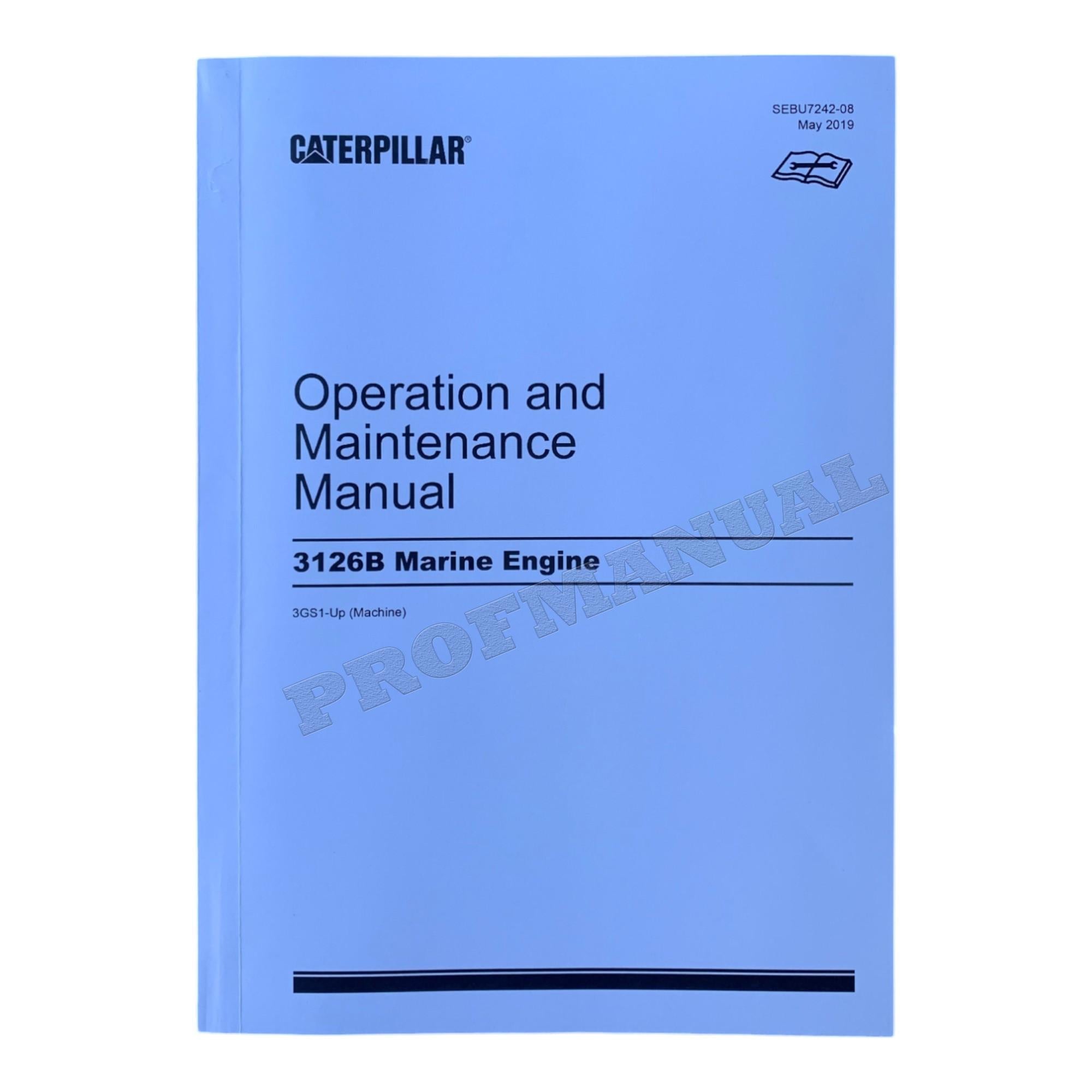 Manual de servicio completo del motor marino Caterpillar 3126B 16 libros *Enviar número de serie