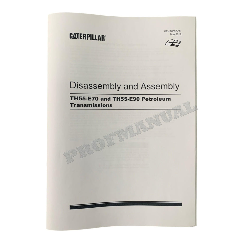 Caterpillar TH55FT-E90 PETROLEUM TRANSMISSION Service Manual *Send serial number