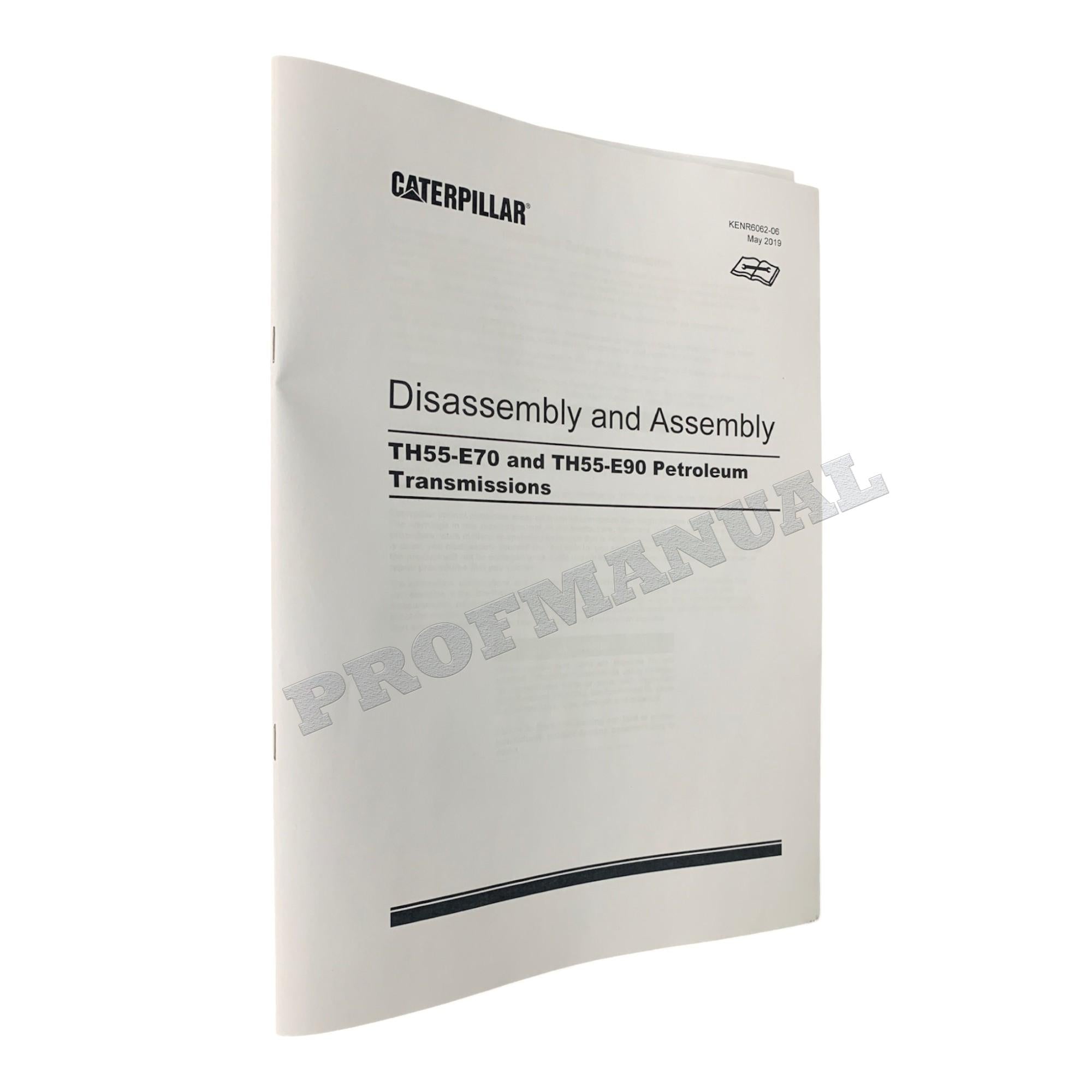 Caterpillar TH55FT-E90 PETROLEUM TRANSMISSION Service Manual *Send serial number