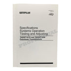 Caterpillar TH55FT-E90 PETROLEUM TRANSMISSION Service Manual *Send serial number