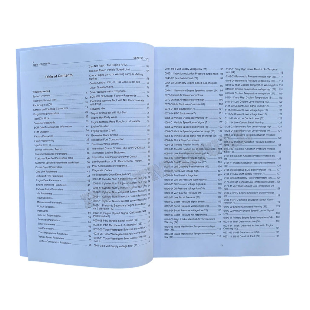 Caterpillar C7 On-Highway Truck Engine Full Service Manual *Send serial number