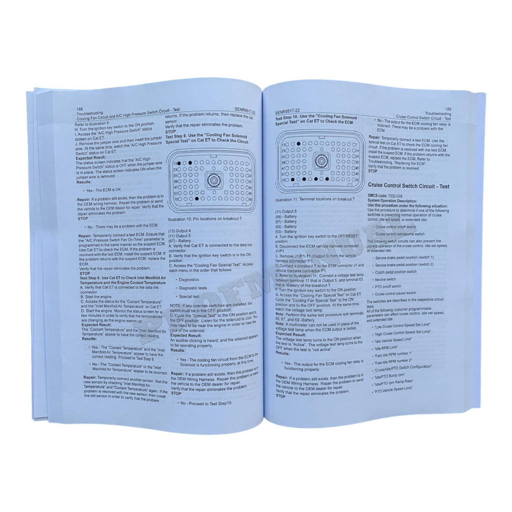 Caterpillar C7 On-Highway Truck Engine Full Service Manual *Send serial number