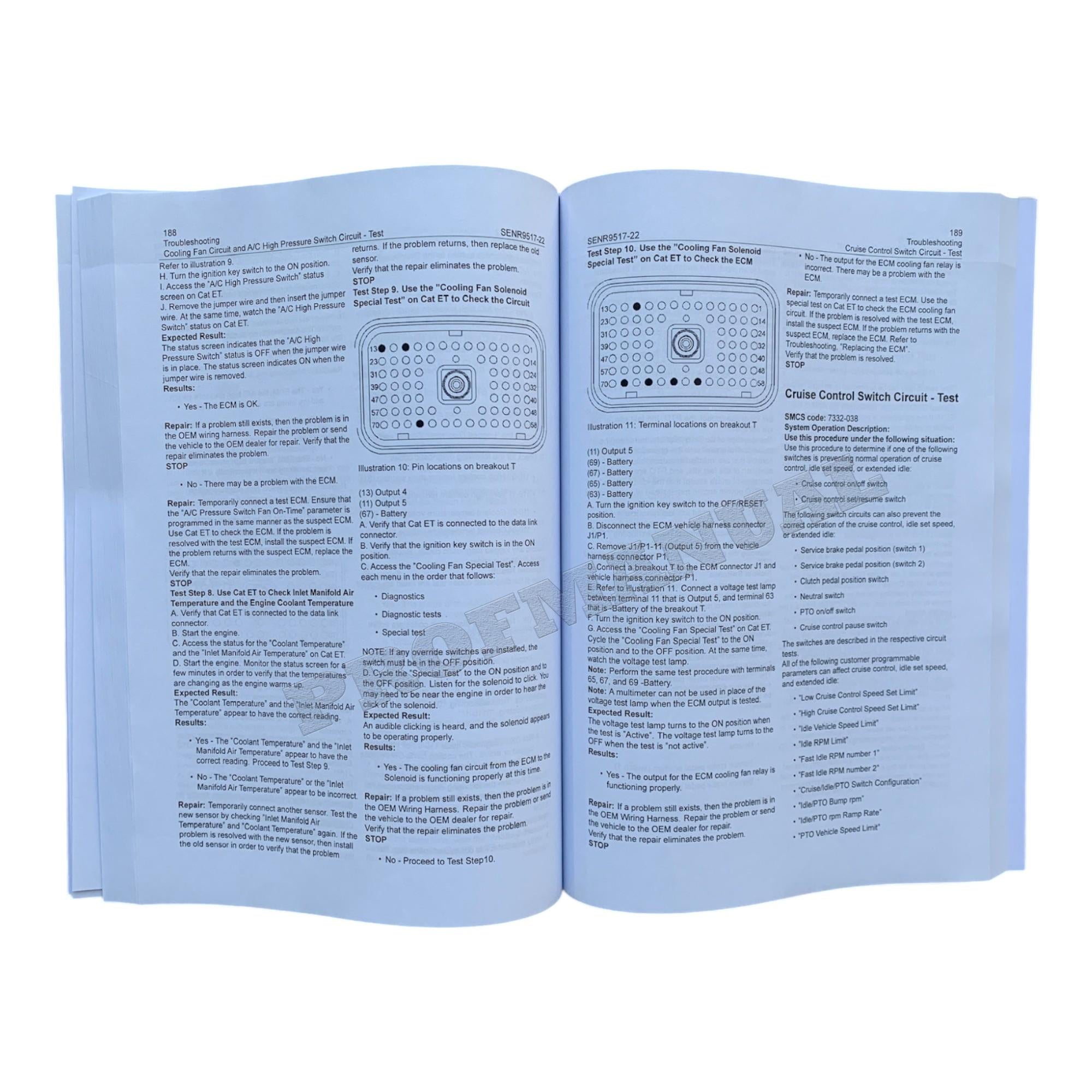 Caterpillar C7 On-Highway Truck Engine Full Service Manual *Send serial number