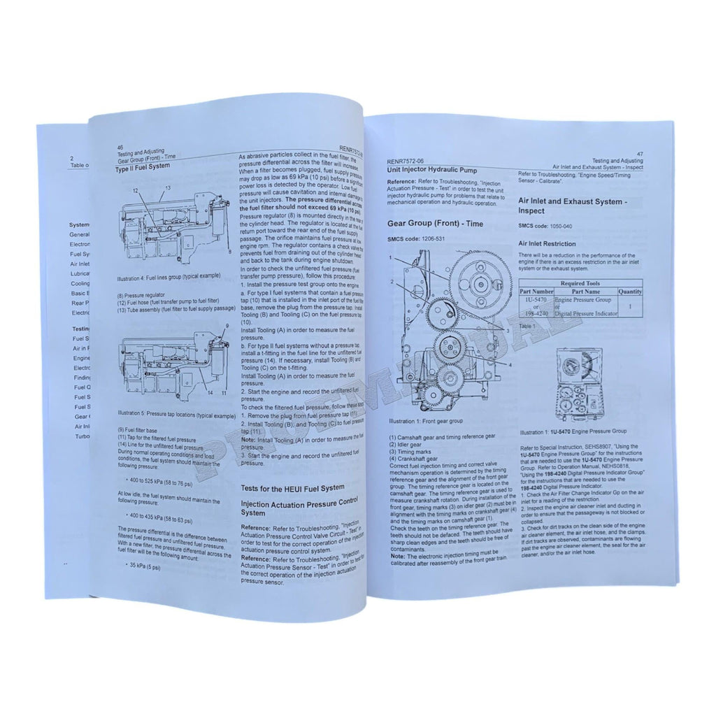 Caterpillar C7 On-Highway Truck Engine Full Service Manual *Send serial number