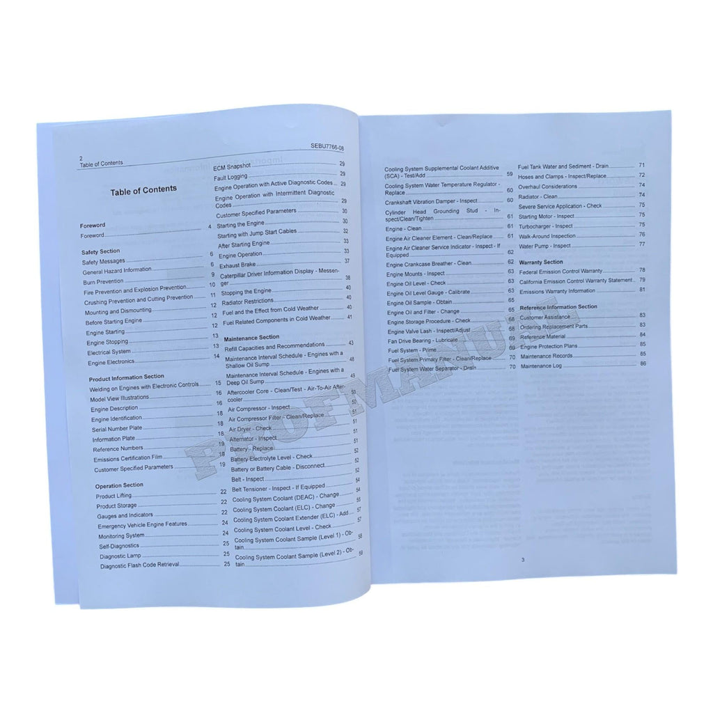 Caterpillar C7 On-Highway Truck Engine Full Service Manual *Send serial number