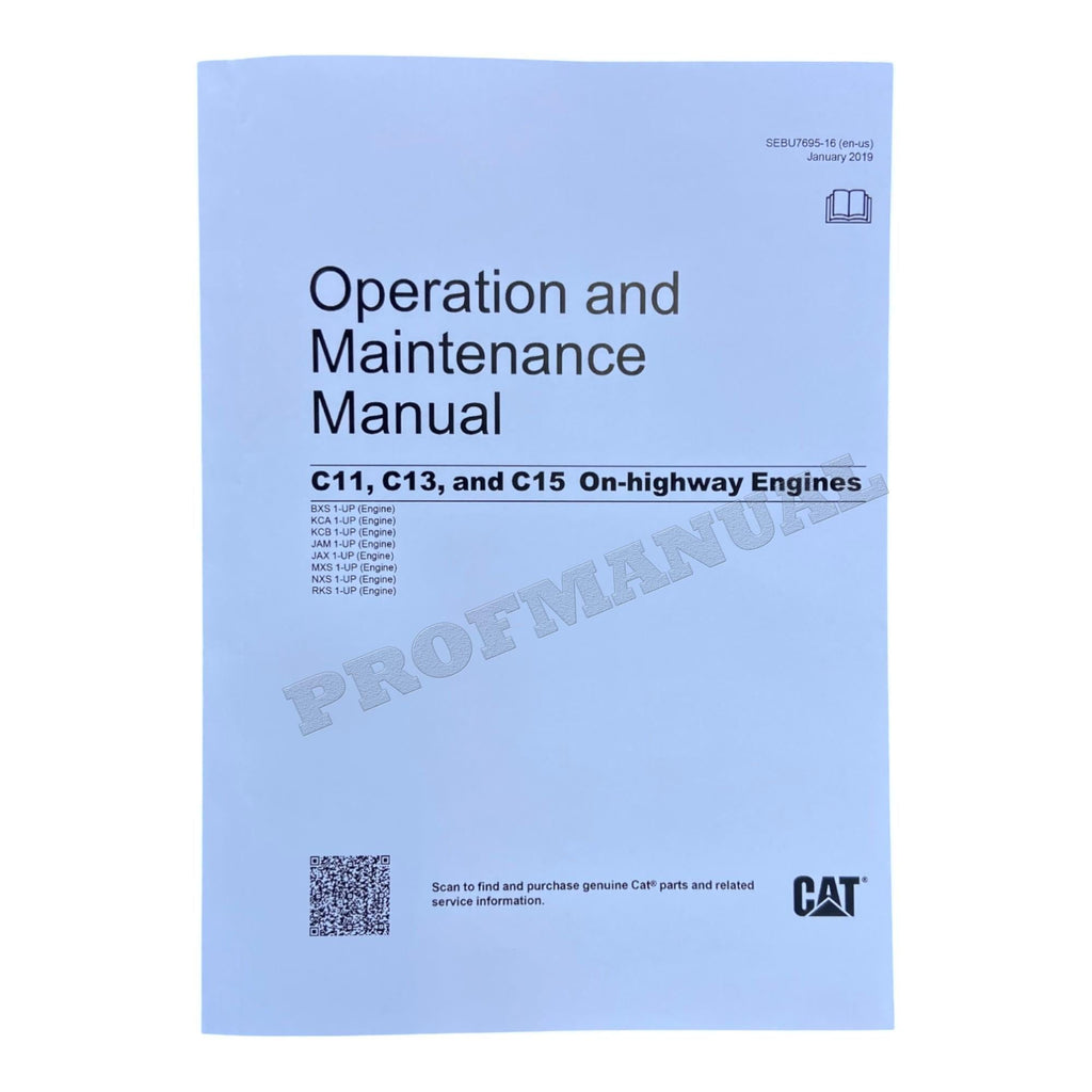 Caterpillar C15 ACERT Truck Engine Full Service Manual SN MXS- *Send serial#