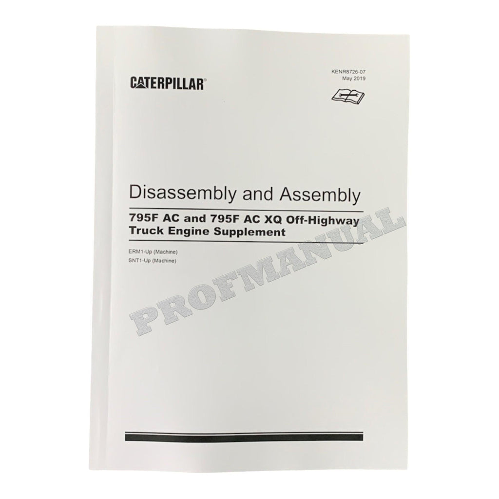 Caterpillar C175-16 C175-20 Engine Truck Disassem Assem Test Adjust Full Service Manual