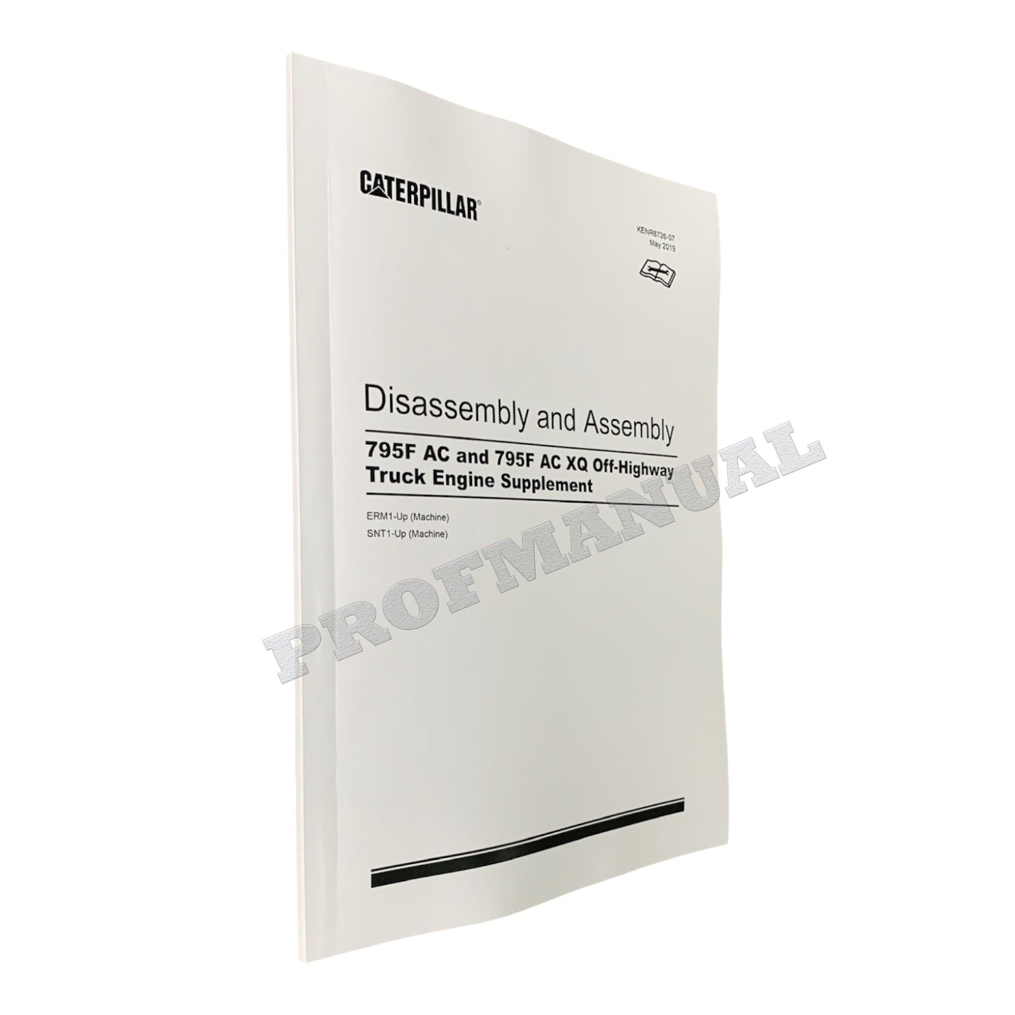 Caterpillar C175-16 C175-20 Engine Truck Disassem Assem Test Adjust Full Service Manual