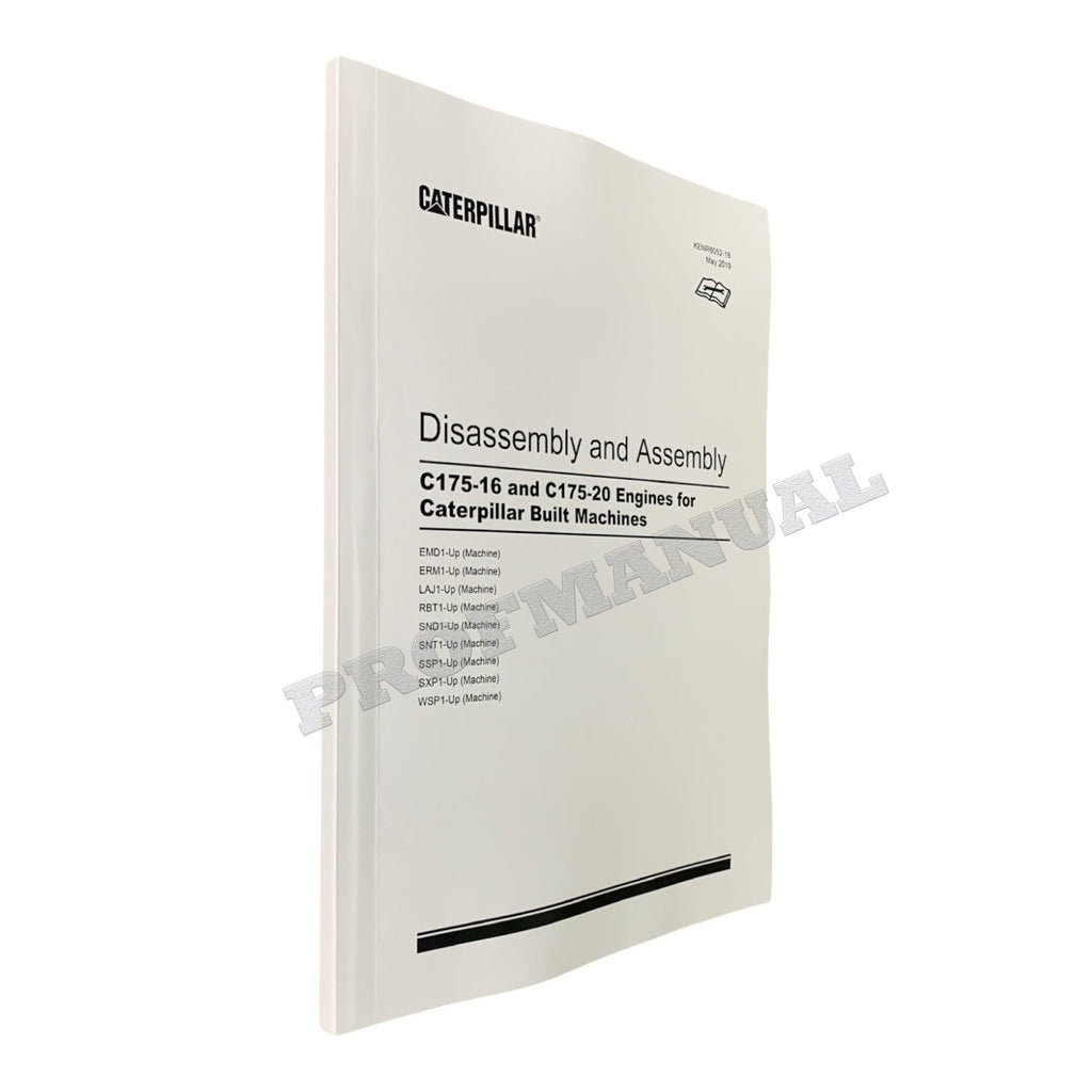 Caterpillar C175-16 C175-20 Engine Truck Disassem Assem Test Adjust Full Service Manual