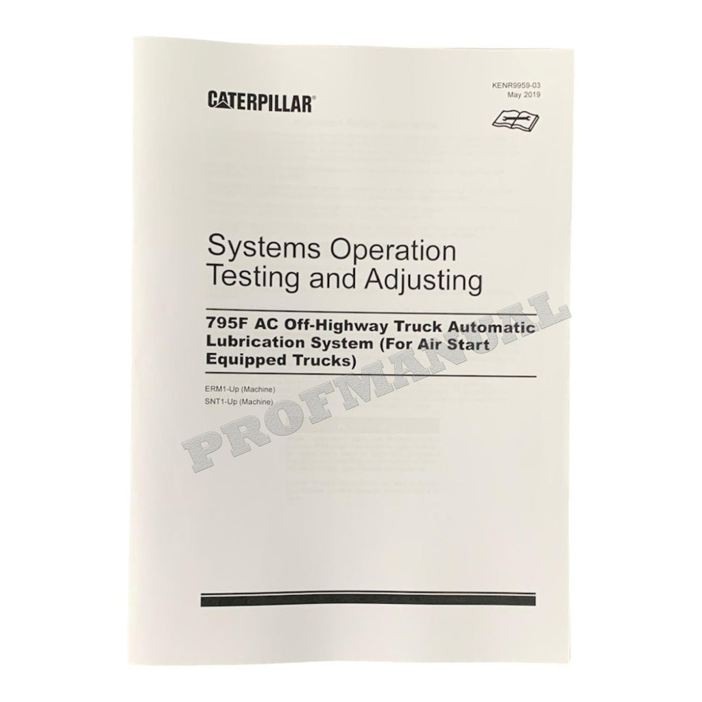 Caterpillar 795F AC Truck Full Service Manual *Send serial number