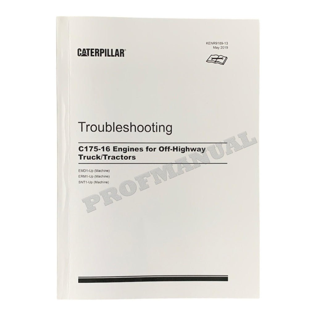 Caterpillar C175-16 C175-20 Engine Truck Disassem Assem Test Adjust Full Service Manual
