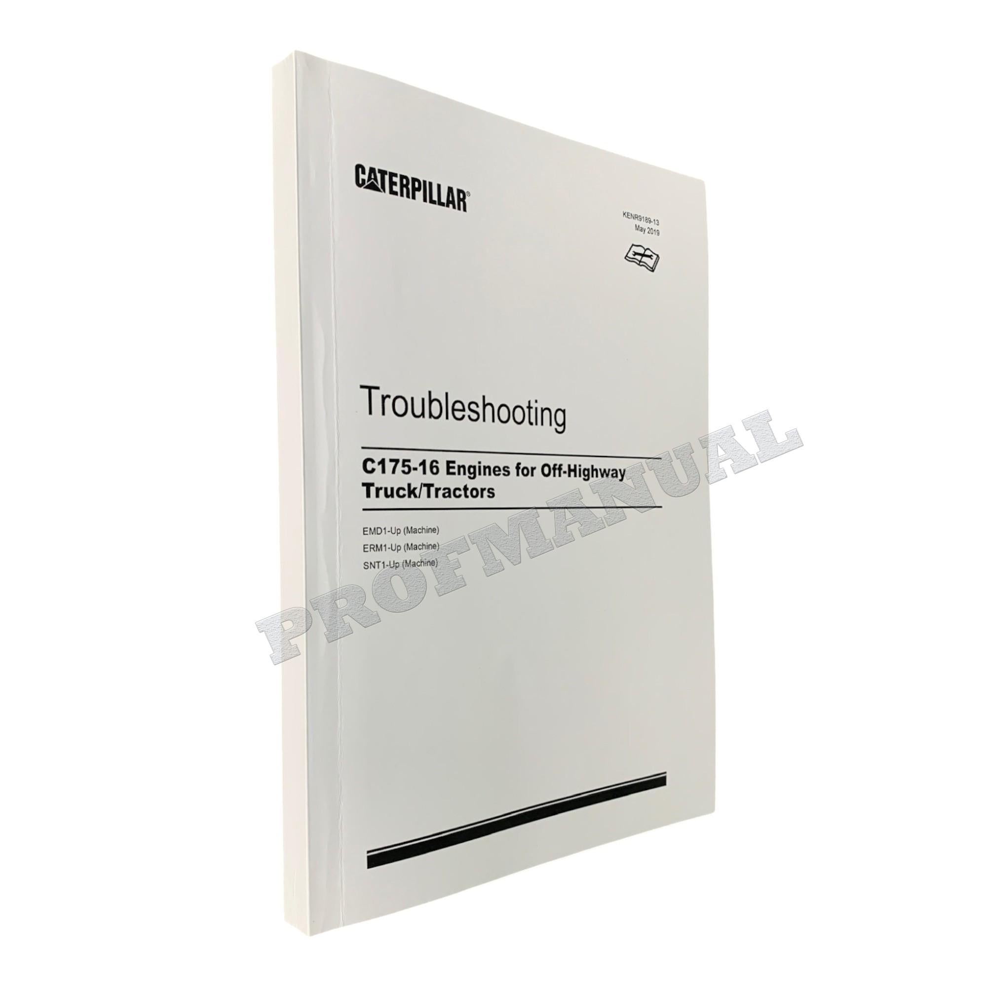 Caterpillar C175-16 C175-20 Engine Truck Disassem Assem Test Adjust Full Service Manual