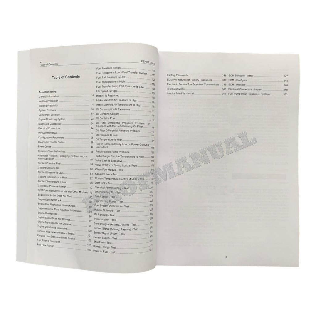 Caterpillar C175-16 C175-20 Engine Truck Disassem Assem Test Adjust Full Service Manual
